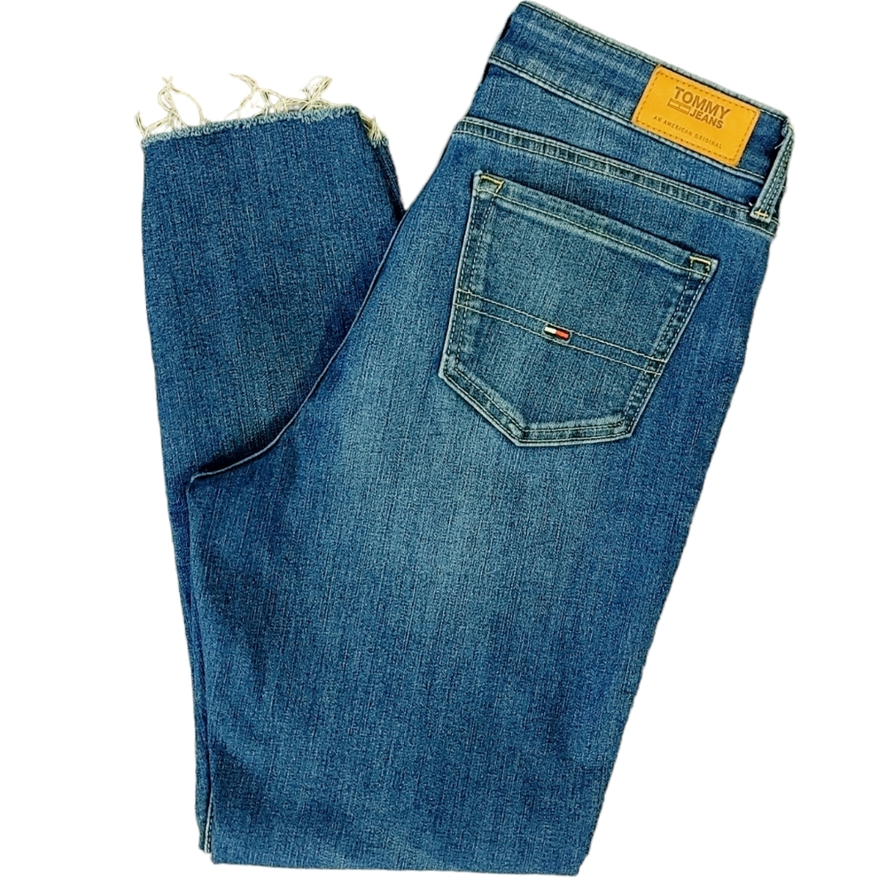 Tommy Hilfiger Distressed Women's Skinny Jeans Blue Size 8
